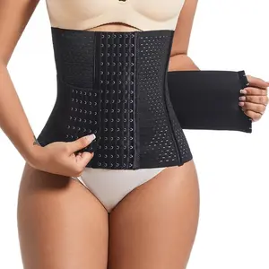 Women's Waist Trainer Corset Shapewear - Tummy Control, Smooth Body Shaper, Essential Postpartum Belt - Activewear Style Faja Wrap