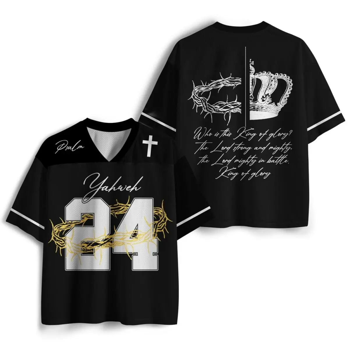 King Of Glory Christian Mesh Jersey, All-Day Comfort, Zero Compromise, Ready to Go, No Effort Needed