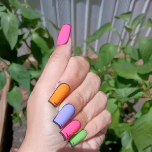 Hand painted pop culture press on nails