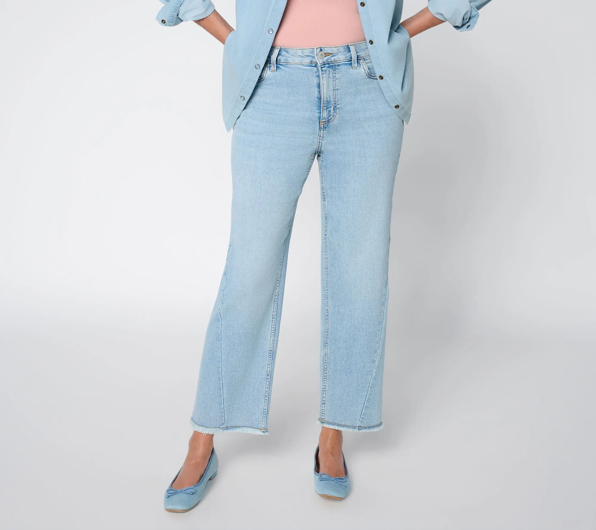 AnyBody Regular Mid-Rise Straight Leg Jean