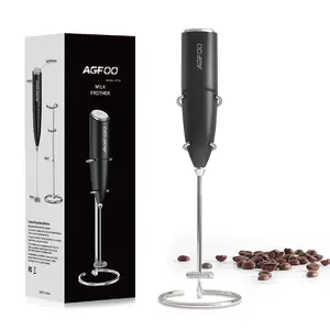 Milk Frother Handheld for Coffee with Stand