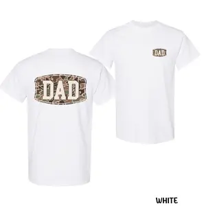 Camo Dad T-Shirt, Trendy Dad Tee for Outdoors, Cool Father Gift, Hunting Style Shirt for Everyday Wear, Gift for Fathers, Mens gifts, Men's graphic tees Streetwear