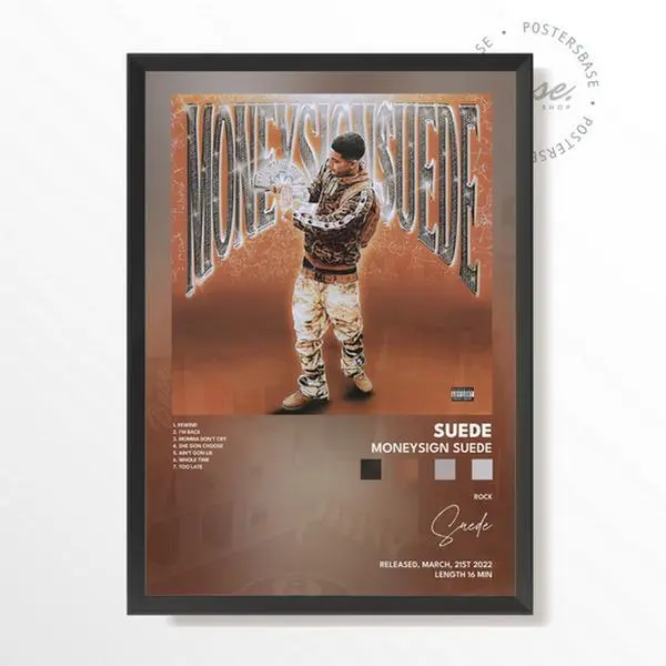 suede Moneysign Suede poster