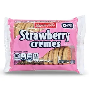 Uncle Al's Strawberry Creme Cookies, 5 Oz, 2 Packs