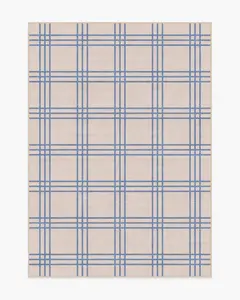 Pierre Slate Blue & Neutral Flatwoven Rug