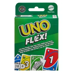 UNO Flex Card Game for Adults, Fun Party Night Game, Perfect Gift for Friends, Engaging Board Game for Gatherings