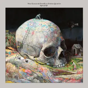 Neil Gaiman & Fourplay String Quartet - Signs Of Life - Silver Fox  [VINYL RECORD - LP] Explicit, Silver, Colored Vinyl