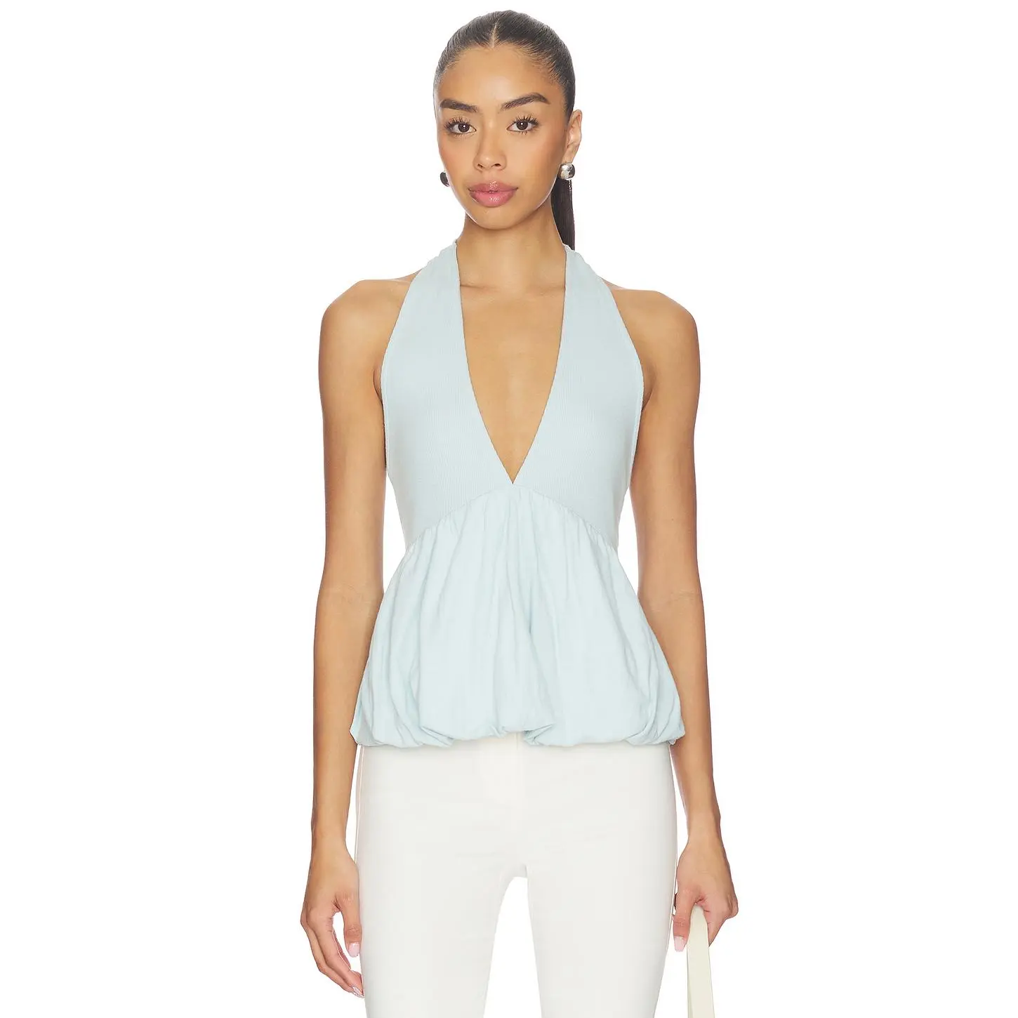 Free People x Free-est Paige Top In Starlight Blue