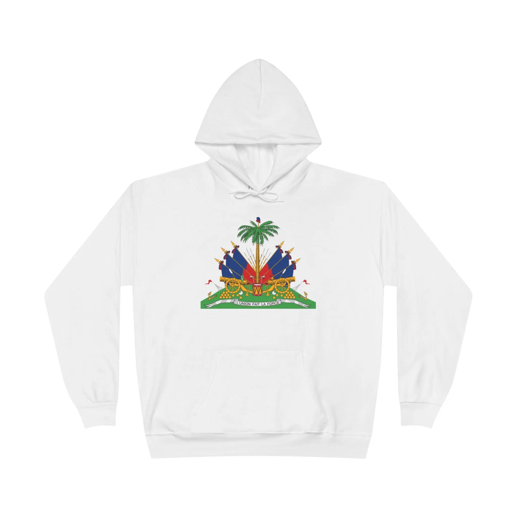 Haitian Heritage Eco-Friendly Hoodie - Celebrate Culture and Unity