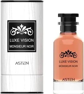 Asten Luxe Vision Monsieur Noir Eau de Parfum 100ml - Black Currant Rose Jasmine Agarwood Patchouli Fragrance