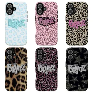 FL-Brat2 Y2K Leopard Print Phone Case,Retro 2000s Fashion Aesthetic Cover For iPhone 11 12 13 14 15 16 17 Air Pro Max for Samsung S26 S25 S24 S23 S22 S21 Case,Gift for her/him