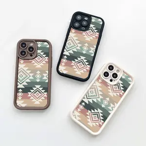 Aztec phone case for iPhone 17/16/15/14/13/12/11 Xs Pro Max Plus AIR Case,Western Gift Cowgirl for Samsung S25/S23/S24/S22/S21/NOTE20/A54/A53/A52/A36/A35/A34/A33/A17/A16/PLUS/ULTRA/FE phone cover soft shockproof protective Shell Protection Rodeo Gift