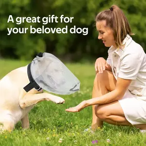 Creative Pet Mask Dog Mosquito Net Cover, Portable Zippered Dog Head Cover, Anti-Mosquito Mesh for Pets, Diverse Sizes Available
