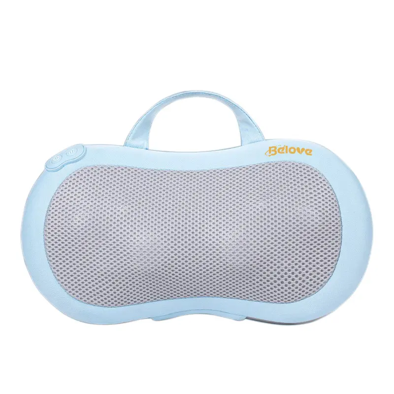 Multifunctional massager with heat therapy and massage for the waist, hips, and back; three intensity levels; a relaxation tool for home and office use.