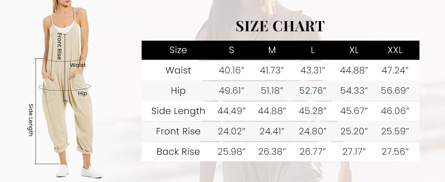 Tanming Women's Casual Strappy V-Neck Sleeveless Harem Overalls - Stretchy Adjustable Strap Romper with Pockets, Basic Women's Clothes for Spring Statements,summerwins