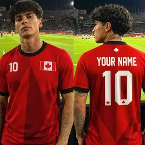 Personalized Canada 2026 Soccer Jersey – Red Team Style Shirt, Custom Name Number Football Jersey, Jersey For Supporters