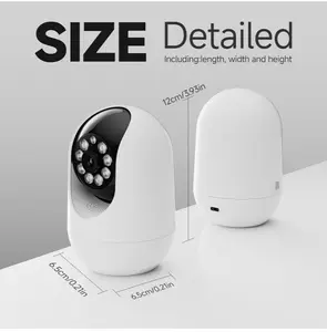 AI Tracking Wireless Security Camera] 1296P FHD, 2.4G&5G WiFi, Color Night Vision, Indoor Security for home, Pet, Elderly, Child, Warehouse Monitoring - as Christmas Gifts, Halloween & Thanksgiving Security for Family & Pet Monitoring