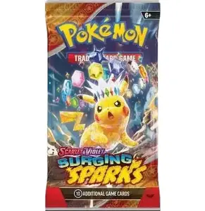 Pokémon Scarlet & Violet Surging Sparks Pack - 10 Additional Game Cards for Trading Card Game