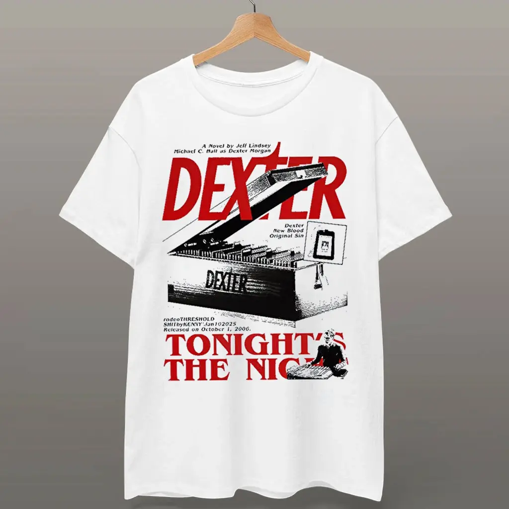 Dexter Morgan New Blood Original Sin Vintage Novel T-Shirt – Retro TV Show Fan Tee