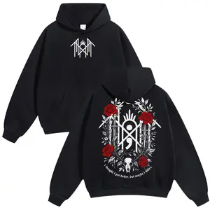 Unisex Sleep Token Limited Edition Retro Classic For Autumn And Winter Pure Cotton Sweatshirt Warm And Comfortable Regular Fit For Dailywear Hoodie