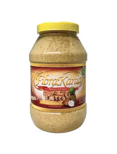 Fibra Kania Vegan Natural Plant-Based Fiber Dietary Health Supplement - Sugar-Free Pineapple-Coconut Flavor, Digestive Aid, Metabolism Support - 23 oz Vitamins & Wellness Supplement