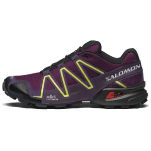 Salomon Speedcross 3 Low-Top Trail Running Shoes for Men and Women in Purple-Black with Comfort, Durability, and Slip-Resistance Trending Shoes, House White Official Shoes to Get / Maison Mihara