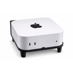 Mac Mini M4 Stand, Top Access Power Button, Elevated Desk Riser, Organizer