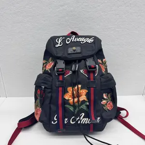 Pre-owned GUCCI Nylon Shoulder Bags 7.8'' R2589 Shoulder Bag C18729403845 0605 T2 Ella