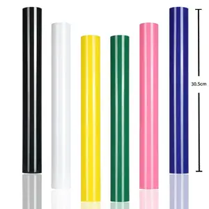 12 Inch X 8 Feet Htv Vinyl Roll, 23 Colors for DIY T-Shirts Hats, Easy Cutting Durable PVC Material, Heat Transfer Vinyl for Printing