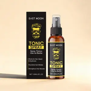 Ginger Rosemary Hair Care Spray, Suitable for Hair Beard Eyebrows, Multi-Purpose Moisturizing Hair Spray, Essential Oil Infused Formula