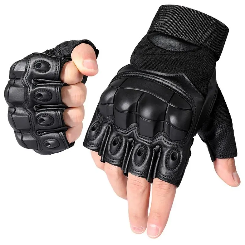 Half Finger Gloves (1 Pair), Breathable Non-slip Motorcycle Riding Gloves, Sports Gloves for Cycling Hiking Climbing Motorcycle Outdoor Sports, Dirt Bike Gear, Motocross Gear, Motorcycle Accessories