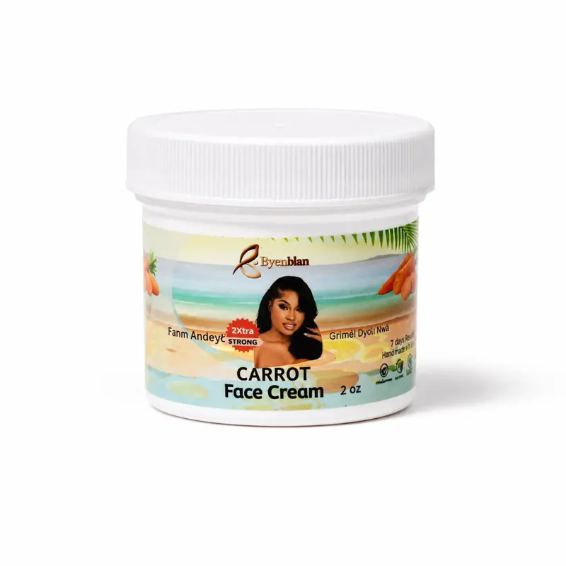 Carrot face cream 2 oz