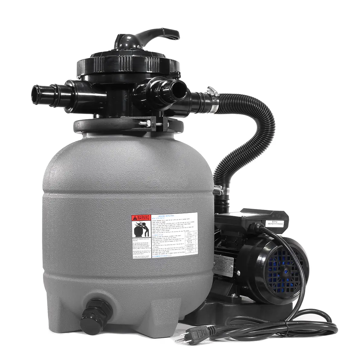 XtremepowerUS 13" Sand Filter & 0.75HP Full Pump Set - Ready for 115V, Easy 115V Start, Aboveground Pool Combo, Pumps & Accessories, Above Pool Accessories, Swimming Pool Accessories, Aboveground Pool And Filter Combo Filters, Pumps & Accessories