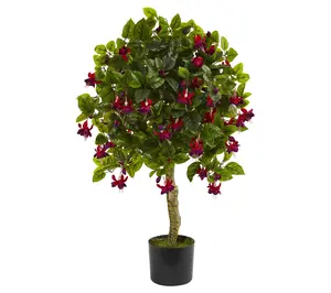 3' Fuchsia Artificial Tree by Nearly Natural