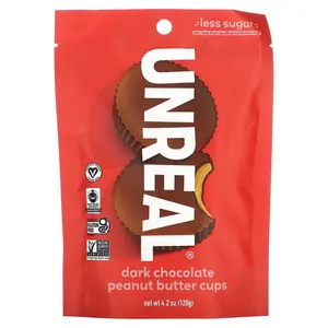 Unreal Dark Chocolate Peanut Butter Cups, 4.2 oz (120 g)