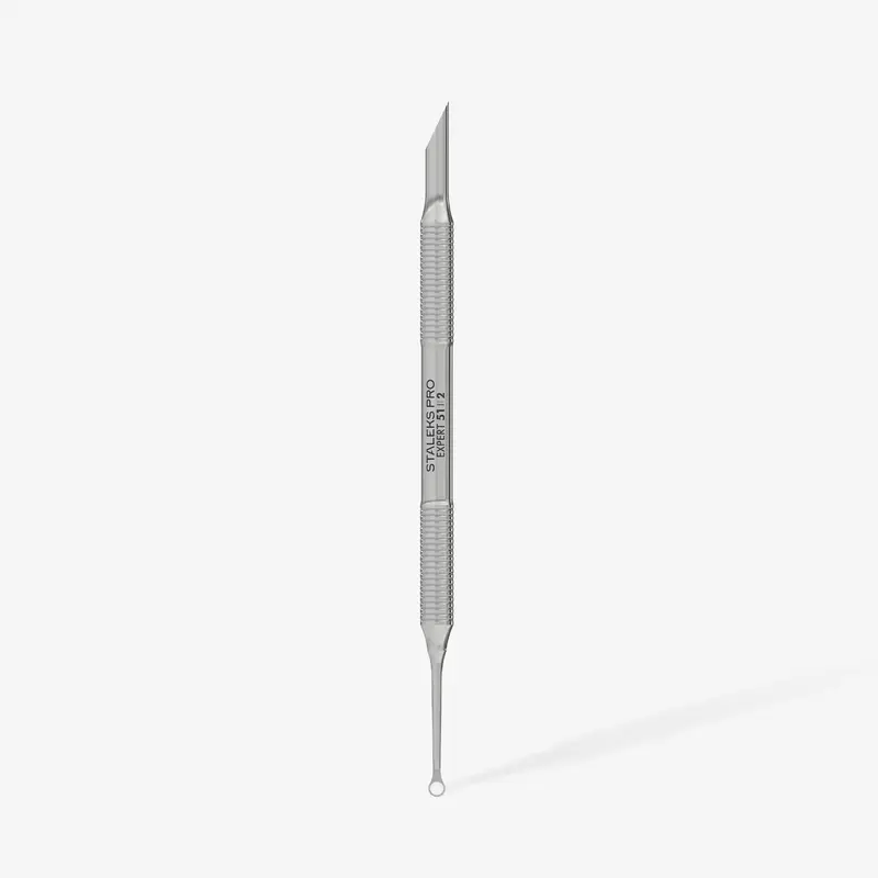 Staleks Manicure Pusher EXPERT 51 TYPE 2 (Beveled and Loop Pusher)