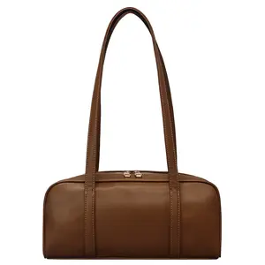 Swing Zip Shoulder Bag for Women Vegan Leather Small Handbags with Zipper