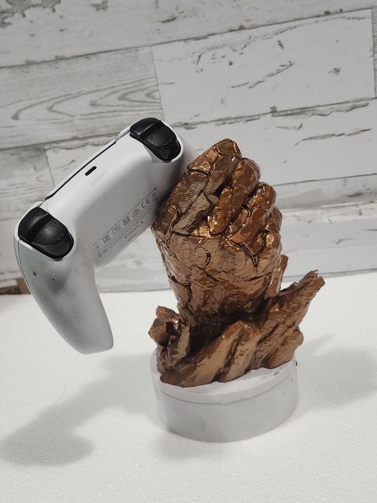 Rock Solid 3D Printed Gaming Controller Holder, Lightweight Design Ideal for Gaming Accessories Console