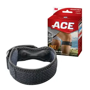 ACE Brand Compression Knee Strap, Adjustable, One Size Fits Most 3M