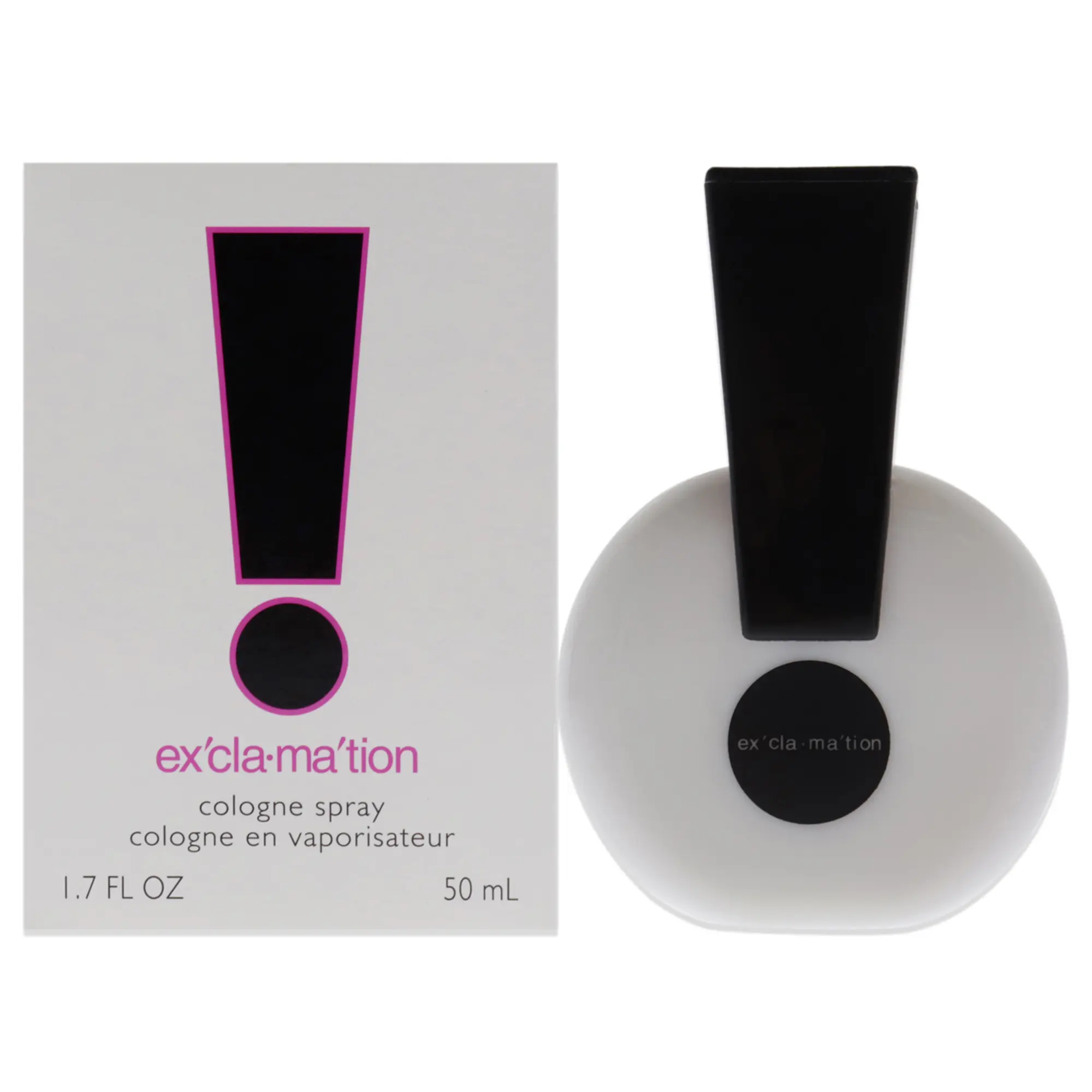 Exclamation by Coty Refined Cologne Spray for Female Wear, 1.7 oz (50 ml Bottle) - 1 to 1.9 fl oz Fragrance for Women