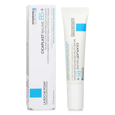 La Roche-Posay Cicaplast B5 Balm - Antibacterial Healing Cream, 15ml Vitamin B5 Moisturizer for Skin Repairing, Accelerate Recovery, 3 Months and Up, Hypoallergenic for Sensitive Skin, Laser Aftercare Repairing
