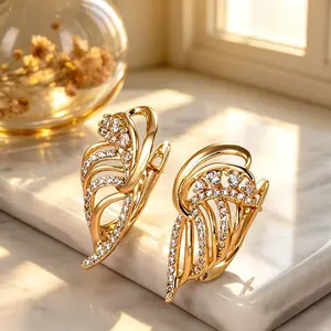 Classical Dainty CZ Drop Earrings| Minimalist Party Jewelry| Perfect Bridal & Gift Jewelry