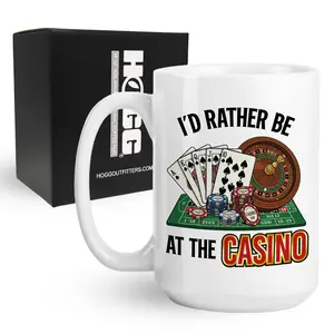 I'd Rather Be At The Casino Coffee Mug