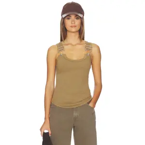 Free People x We The Free Jamie Buckle Tank in Beehive