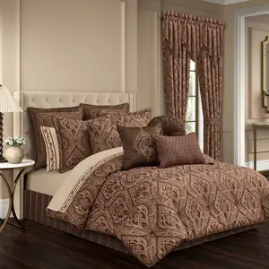 Odette Crimson 4 Piece Comforter Set