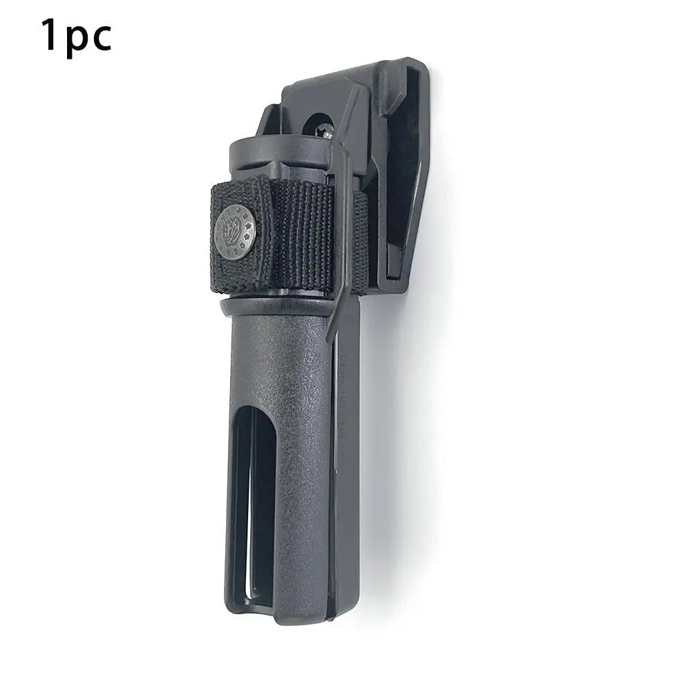 1-Pack Expandable Baton Holster, 360 Degree Rotatable Duty Belt Flashlight Holder, Tactical Telescopic Baton Pouch For 21"~26" Baton (0.98"~1.14" Diameter)