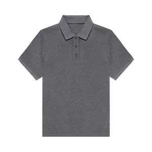 Men's Classic Solid Polo Shirt - Premium Breathable Short Sleeve Summer Tee, Minimalist Casual Streetwear