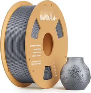 Rapid PLA Plus Filament 1.75mm, High Speed 3D Printer Filament Up to 600mm/s, PLA+ Filament Dimensional Accuracy +/- 0.02 mm Fits  FDM 3D Printer, Cardboard Spool  1kg