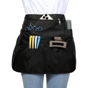 Barber apron with 7 pockets, waterproof and bleach-proof hair stylist apron for men women, hairdresser apron for cosmetology