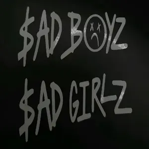 Sad Boyz/Sad Girlz Decal Sticker for Cars Trucks Home Decor and Crafts Featuring Text Design